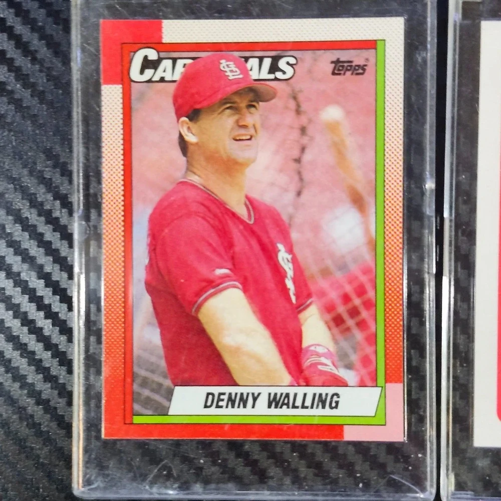 Lot of (4) Denny Walling Cards - '88 Donruss + Topps '90 Topps + Fleer